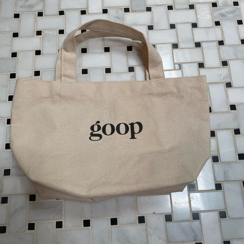 Canvas goop bag